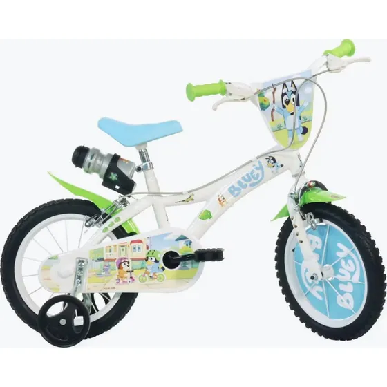 Dino Bikes Bicicletta Bluey 14" con Rotelle