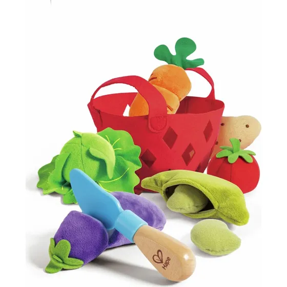 Hape Cesto di Verdure in Tessuto per Bambini