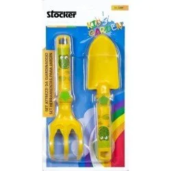 KIDS GARDEN Set attrezzi giardinaggio giallo