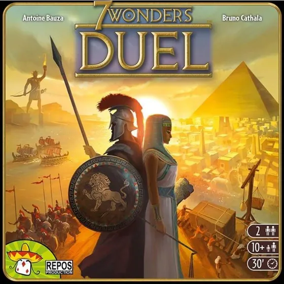 Asmodee 7 Wonders Duel - Gioco per 2 Giocatori