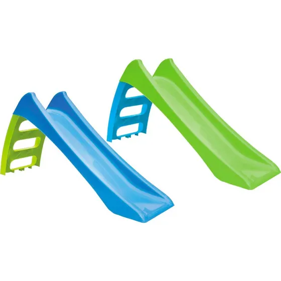 Scivolo 3 Gradini 116x62,5x36 cm in Plastica Azzurro o Verde