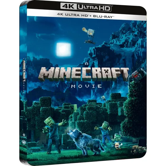 Minecraft - Un Film Steelbook 3' Night Scene 4K Ultra HD + Blu-Ray