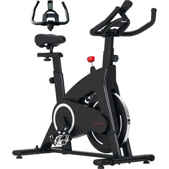 SPORTNOW Cyclette Magnetica 10 kg, Nero