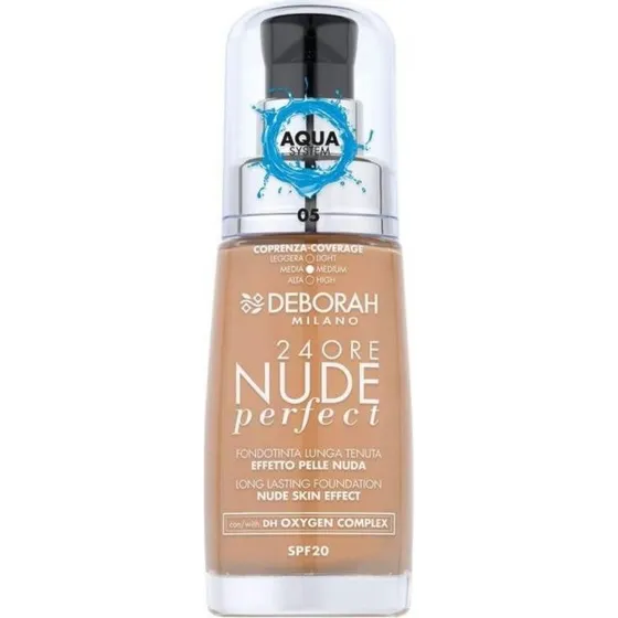 Deborah Fondotinta 24H Nude Perfect 05 Amber