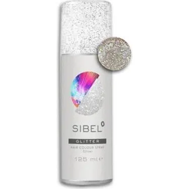 Sibel Glitter Spray Argento 125ml