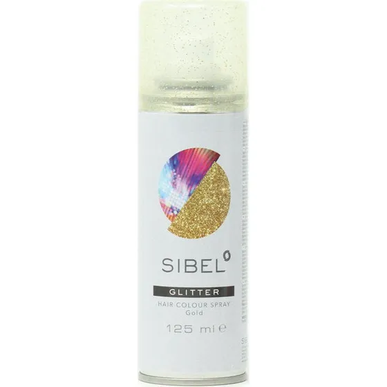 Sibel Glitter Spray Colorante Temporaneo per Capelli 125ml - Oro