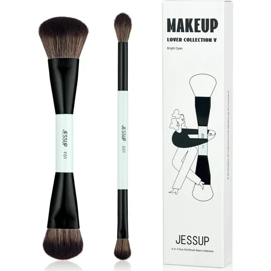 Jessup T500 14-in-10 Pennelli Doppia Punta Ciano