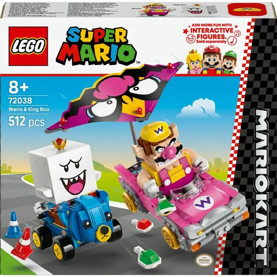 LEGO Super Mario 72038 – Mario Kart Wario e Re Boo