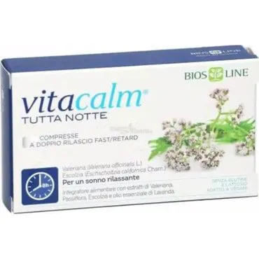 VitaCalm Tutta Notte con Melatonina 60 Compresse