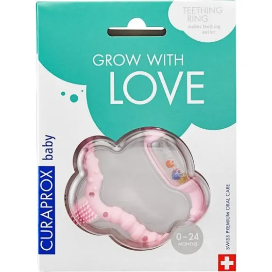 Curaprox Anello Da Dentizione Rosa