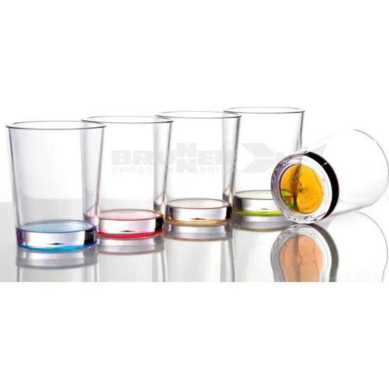 Brunner Multiglass Color Set 4 Bicchieri SAN Antiscivolo