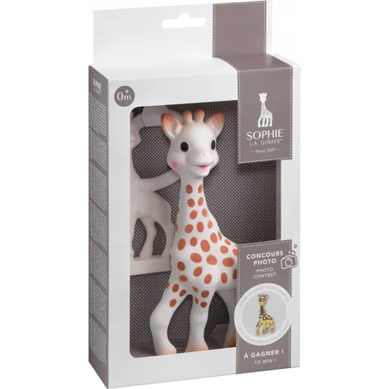 Sophie la Giraffa Gioco da Dentizione in Gomma Marrone e Beige