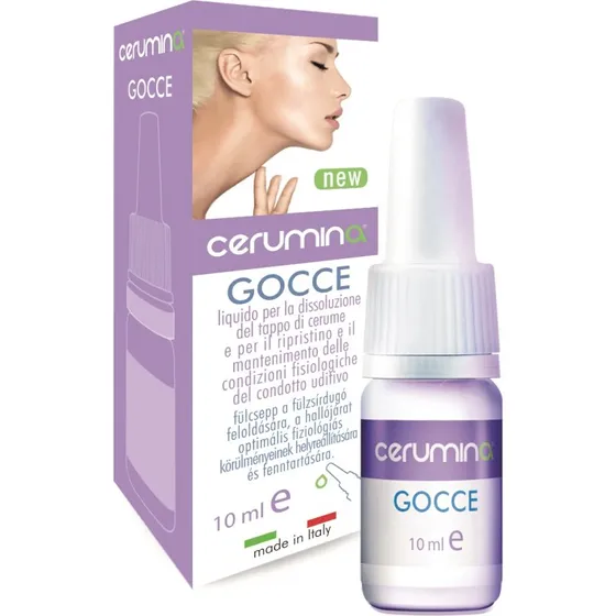 Cerumina Gocce Auricolari Dissolvente Tappo di Cerume 10 ml