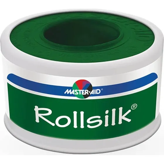 MasterAid® Rollsilk® Cerotto in Seta Artificiale 5 m x 2,5 cm