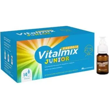 Vitalmix Energia Junior Integratore Vitamine e Minerali 14 Flaconcini