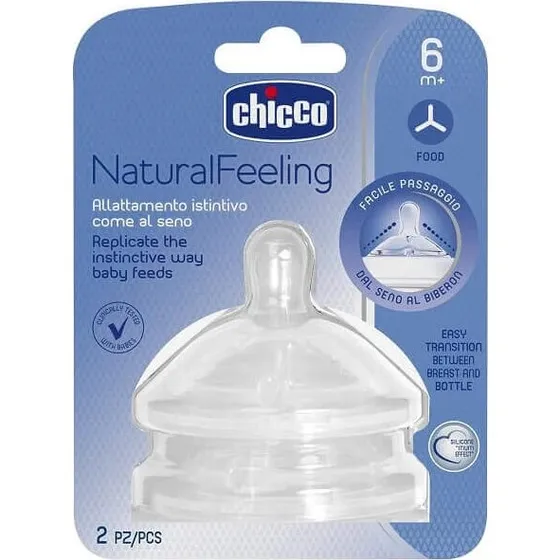 Chicco Tettarelle Step Up New Pappa 2 Pezzi +6m