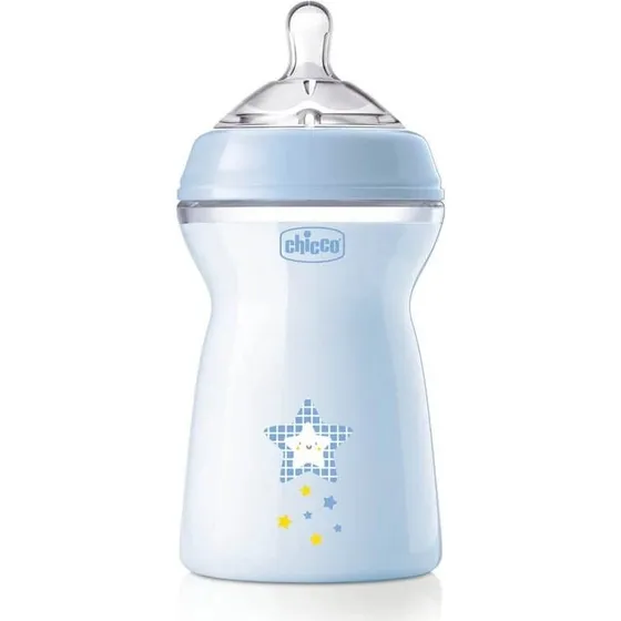 Chicco Biberon NaturalFeeling 330ml con Tettarella Flusso Rapido 6m+