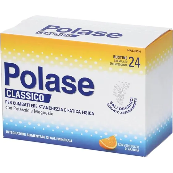 Polase Classico Magnesio e Potassio Gusto Arancia 24 Bustine