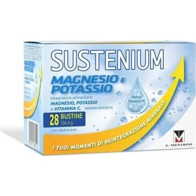 Sustenium Magnesio e Potassio con Vitamina C - 28 Bustine