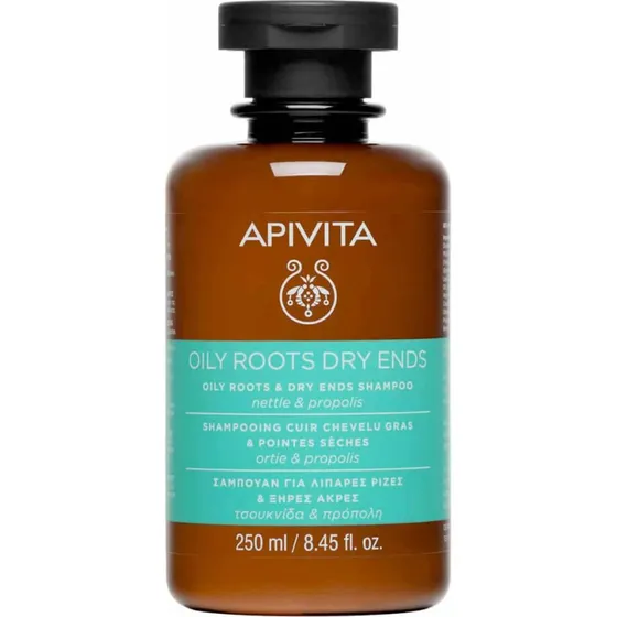 Apivita Shampoo Radici Grasse e Punte Secche con Ortica e Propoli 250ml