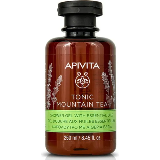 Apivita Tonic Gel Doccia al Tè di Montagna 250ml