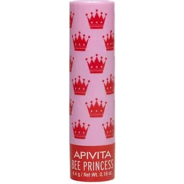 Apivita Balsamo Labbra Bee Princess per Bambini, 4,4 g