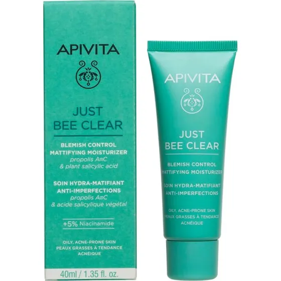 Apivita Just Bee Clear Idratante Opacizzante per Pelle Grassa 40 ml