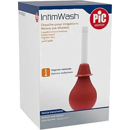 PIC IntimWash Irrigatore Vaginale con Cannula Rigida, 347 ml