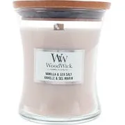 WoodWick Candela Clessidra Media Vaniglia e Sale Marino 275g
