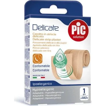 PIC Cerotto da taglio antibatterico delicato 8x50cm beige