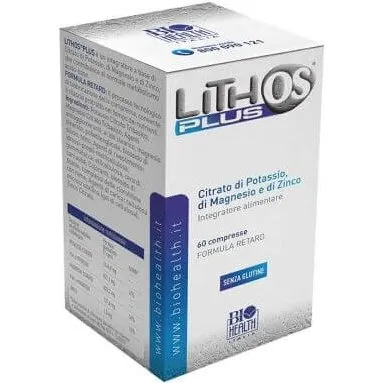 Lithos Plus Integratore con Potassio, Magnesio e Zinco 60 Compresse