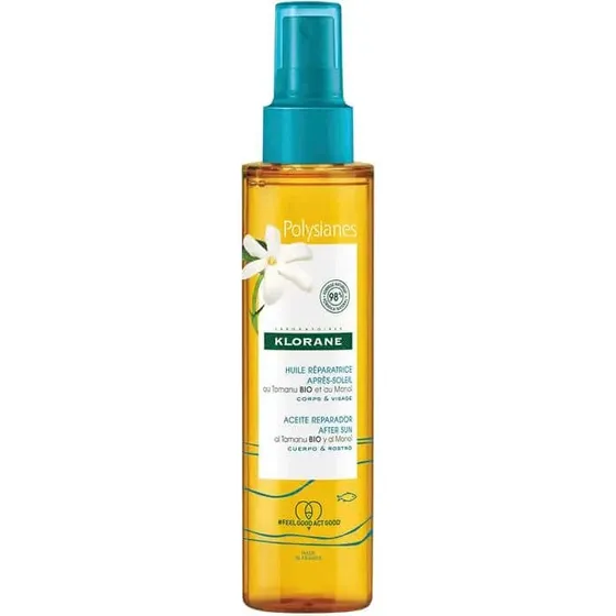 Klorane Olio Ristrutturante Doposole al Tamanu BIO & Monoï 150 ml