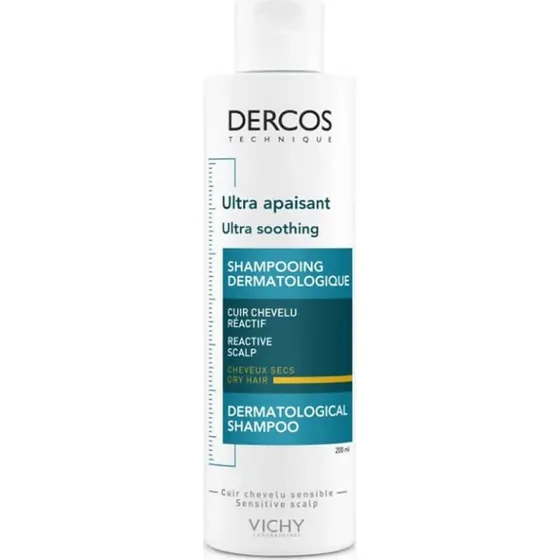 Vichy Dercos Shampoo Ultra Lenitivo per Capelli Secchi 200ml