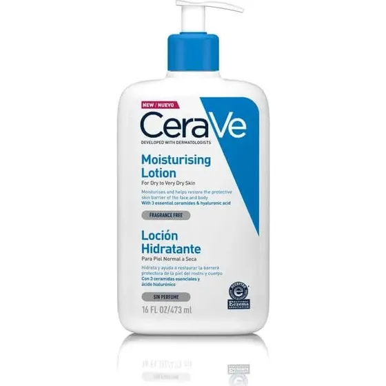 CeraVe Lozione Idratante per pelli da secche a molto secche, 473 ml