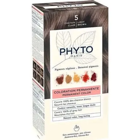 Phyto Phytocolor Kit 5 Castano Chiaro - Colorazione Permanente