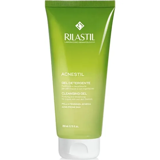 Rilastil Acnestil Gel Detergente Purificante per Pelle Acneica, 200ml