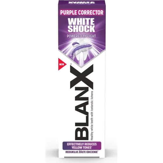 BlanX White Shock Purple Corrector Dentifricio Sbiancante 75 ml