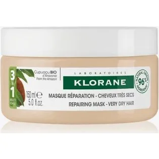 Klorane Maschera 3 in 1 al Cupuaçu BIO Ristrutturante 150ml