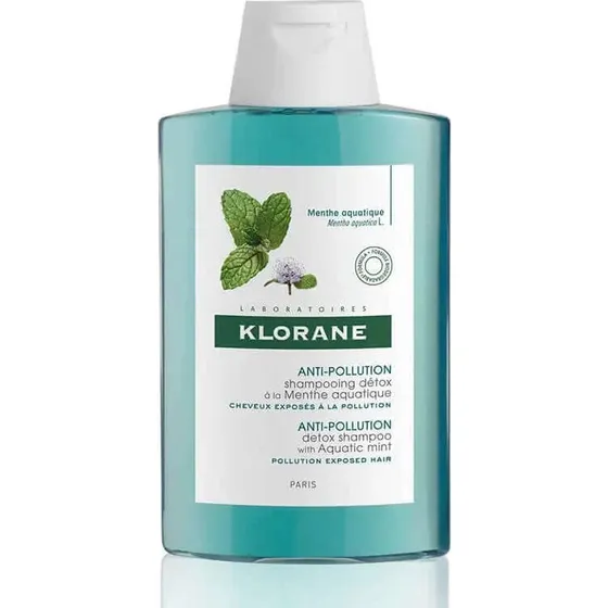 Klorane Shampoo Menta Acquatica Bio Detox Anti-Inquinamento 400ml
