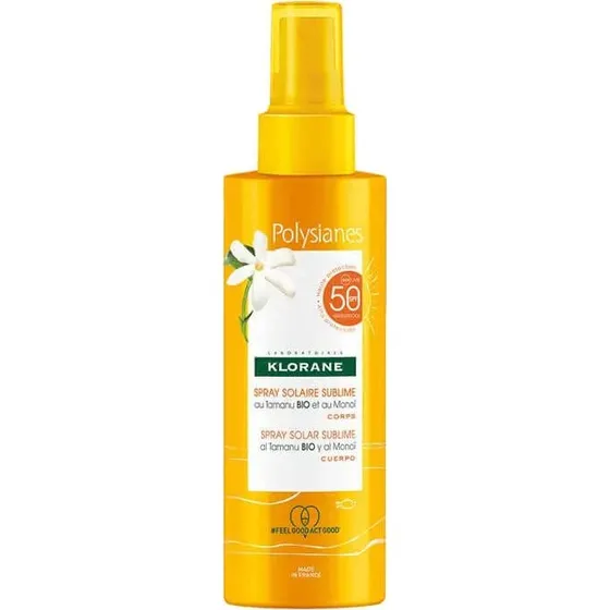 Klorane Polysianes Spray Solare Sublime SPF 50 Corpo 200 ml
