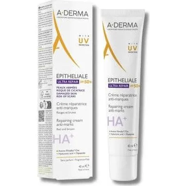 A-Derma Epitheliale Ultra HA+ Repair SPF 50+ Crema Ristrutturante 40ml