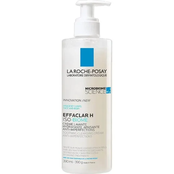 La Roche-Posay Effaclar H Iso-Biome Detergente Viso e Corpo 400ml