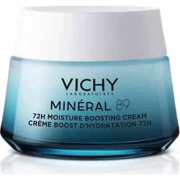 Vichy Mineral 89 Crema Idratante Intensa 72h, 50ml