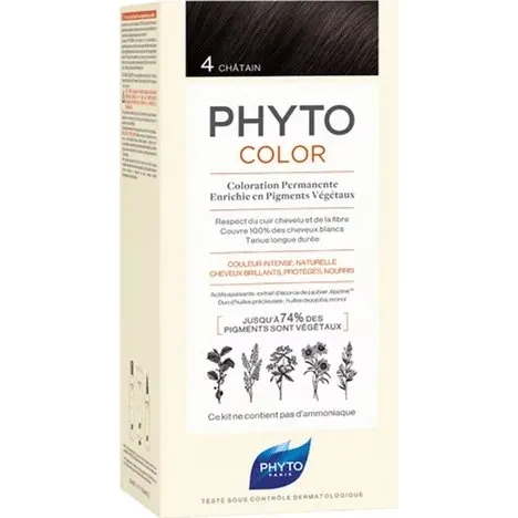 Phyto Phytocolor Kit Tintura Permanente 4 Castano