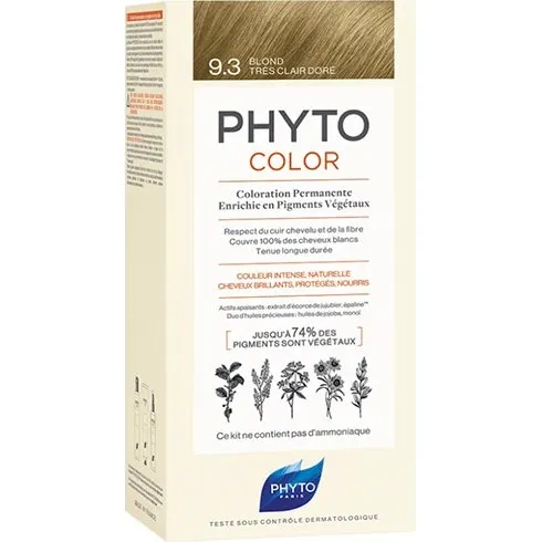Phyto Color Kit 9,3 Biondo Chiarissimo Dorato