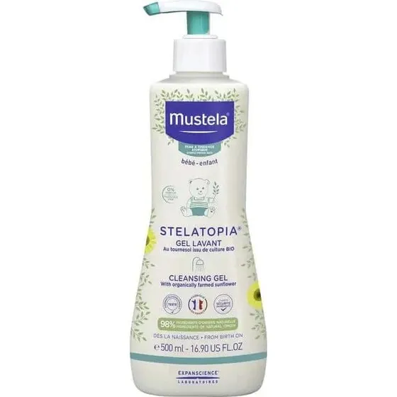 Mustela Stelatopia Gel da Bagno 500ml per Pelle Atopica