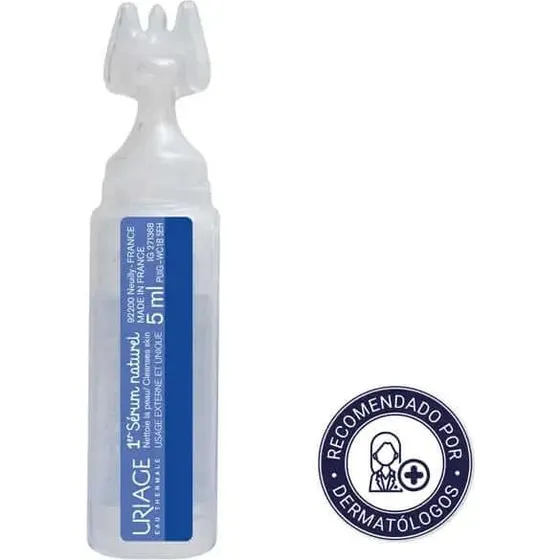 Uriage Siero Fisiologico Monodose per Naso e Occhi, 5x15 ml