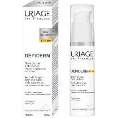 Uriage Depiderm Crema Giorno Anti-Macchie SPF50+ con Vitamina C