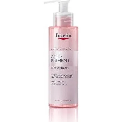 Eucerin Gel Detergente Esfoliante Anti-Pigment con 2% AHA, 200 ml