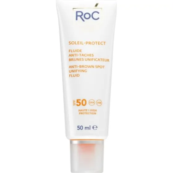 ROC Soleil Protect Fluido Viso Uniformante Anti Macchie SPF50 50 ml
